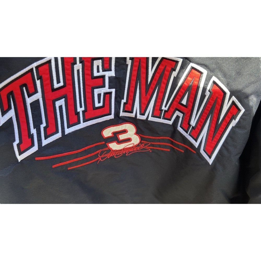 XL Chase Authentics Dale Earnhardt Jacket "The Man" NASCAR Goodwrench - Picture 9 of 14